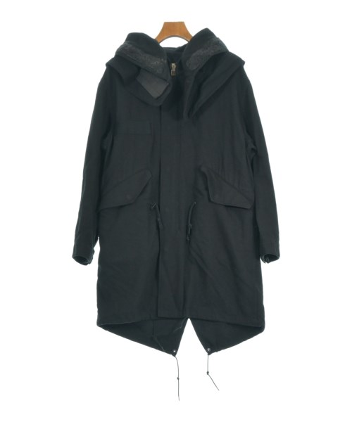 snow peak(スノーピーク)モッズコート 黒 サイズ:S/2200653283067