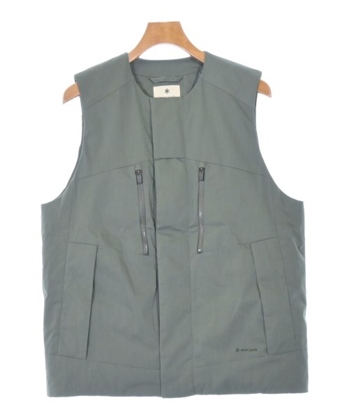 snow peak(スノーピーク)ダウンジャケット/ダウンベスト カーキ サイズ:M/2200663015122