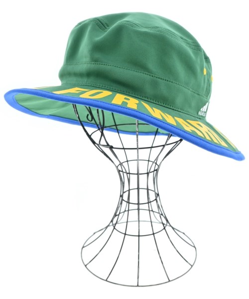 adidas(アディダス)ハット 緑 サイズ:58cm/2200607717020