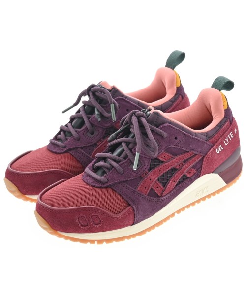 asics(アシックス)スニーカー 赤 サイズ:24cm/2200658258060