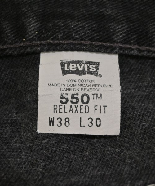 Levi's（リーバイス）デニムパンツ 黒 サイズ:38(XXL位) メンズ/2200601733019