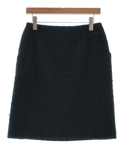 CHANEL(シャネル)ひざ丈スカート 黒 サイズ:42(M位)/2200388319222
