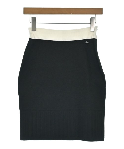CHANEL(シャネル)ひざ丈スカート 黒 サイズ:34(XXS位)/2200627224102