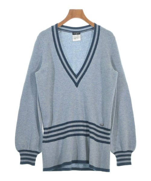 CHANEL(シャネル)ニット・セーター 青 サイズ:38(S位)/2200681748262