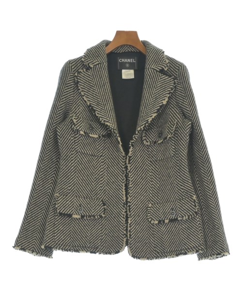 CHANEL(シャネル)ジャケット 黒 サイズ:42(M位)/2200637068369
