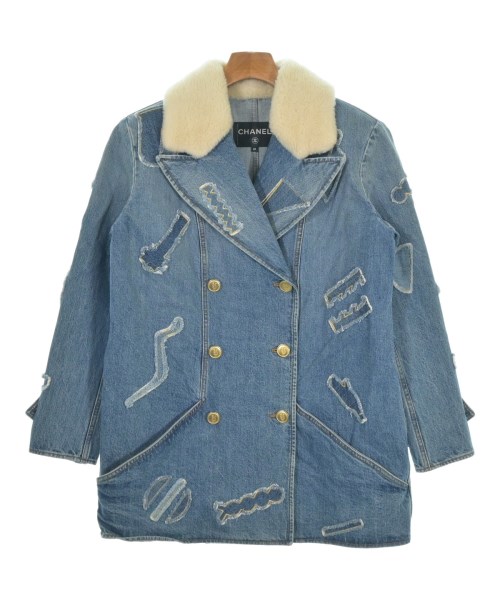 CHANEL(シャネル)カジュアルジャケット 青 サイズ:40(M位)/2200651149013