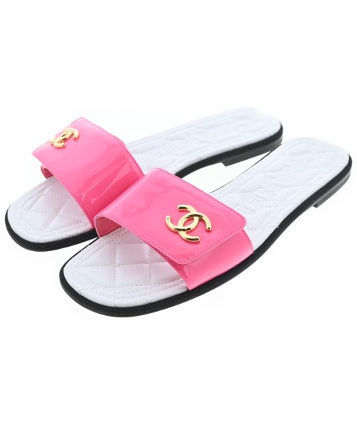 CHANEL(シャネル)サンダル ピンク サイズ:EU39(25.5cm位)/2200687183012