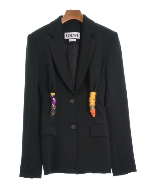 LOEWE(ロエベ)カジュアルジャケット 黒 サイズ:32(XXS位)/2200467900013