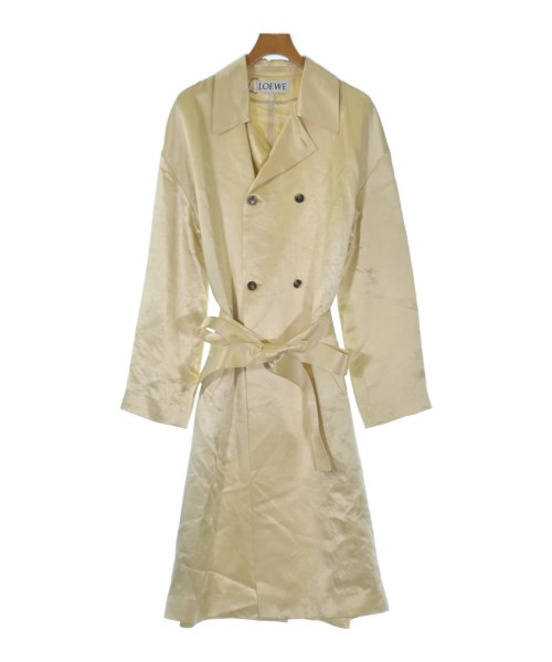 LOEWE(ロエベ)ステンカラーコート 黄 サイズ:46(M位)/2200638025088