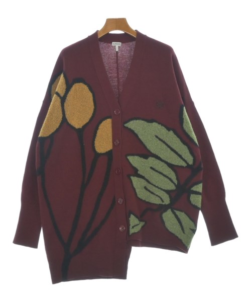 LOEWE(ロエベ)カーディガン 赤 サイズ:XS/2200638591057