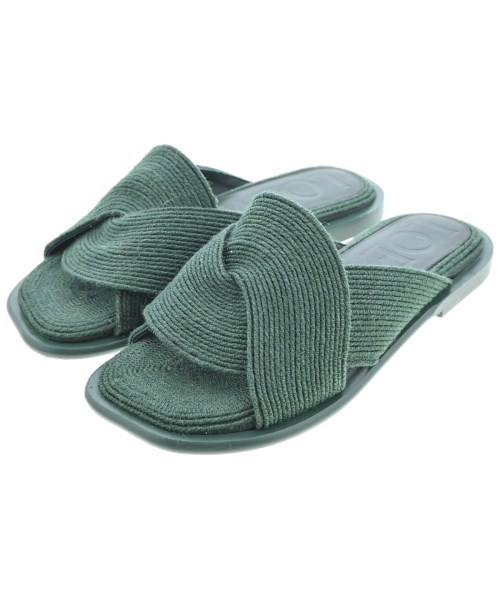 LOEWE(ロエベ)サンダル 緑 サイズ:EU40(25cm位)/2200642066121