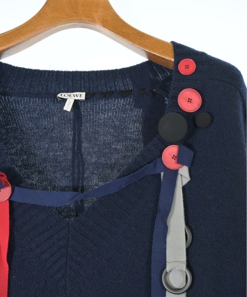 LOEWE（ロエベ）ニット・セーター 紺 サイズ:S レディース/2200565094102