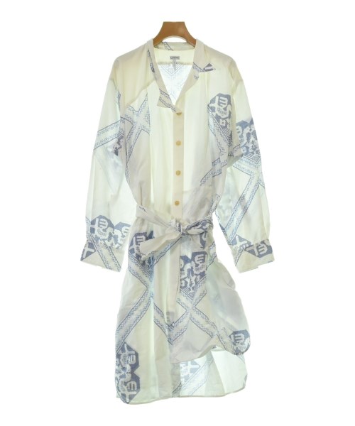 LOEWE(ロエベ)シャツワンピース 白 サイズ:44(L位)/2200585836119