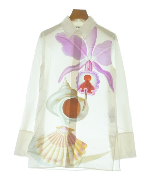 LOEWE(ロエベ)ブラウス 白 サイズ:32(XXS位)/2200592315072