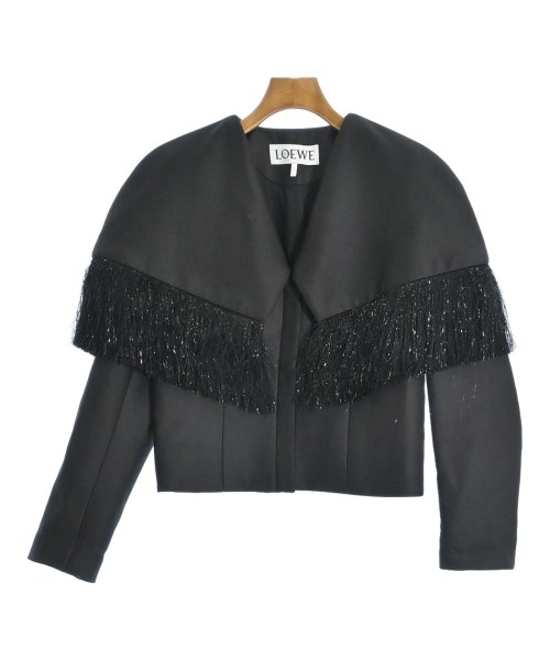 LOEWE(ロエベ)ジャケット 黒 サイズ:36(XS位)/2200592852034