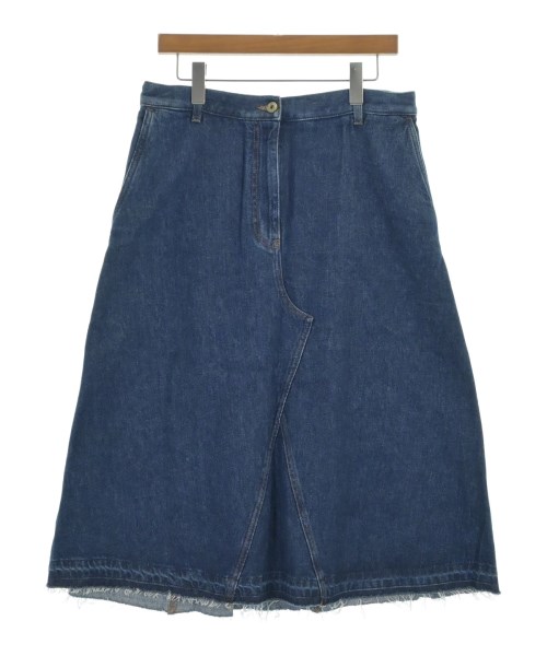 LOEWE(ロエベ)ロング・マキシ丈スカート 青 サイズ:42(M位)/2200602925024