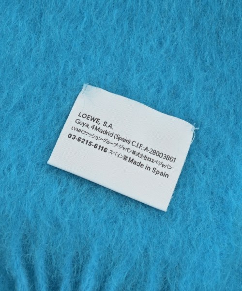 LOEWE（ロエベ）マフラー 青 サイズ:- レディース/2200567758064