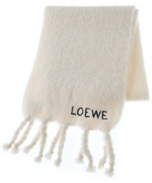 LOEWE(ロエベ)マフラー 白 サイズ:-/2200655344018