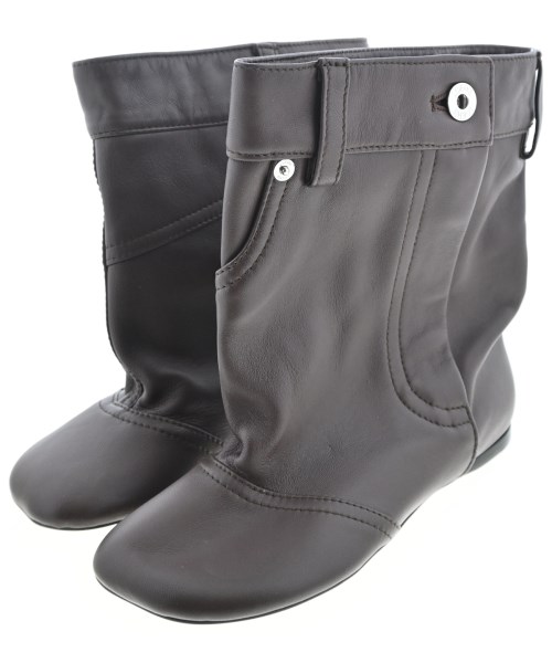 LOEWE(ロエベ)ブーツ 茶 サイズ:EU38(24.5cm位)/2200657842123