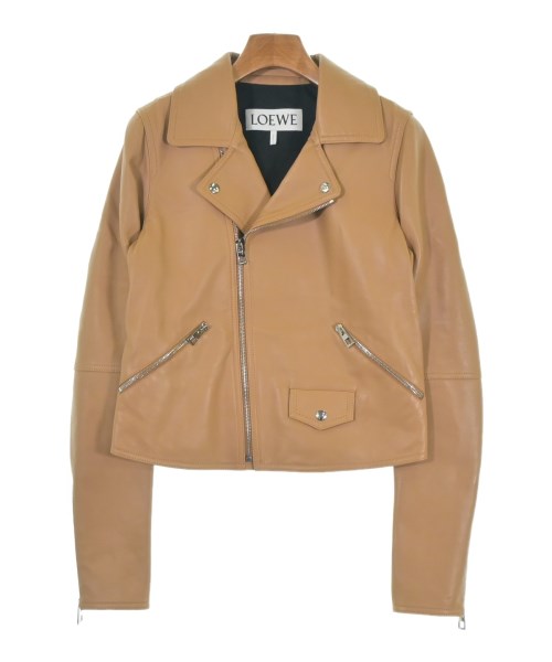 LOEWE(ロエベ)ライダース ベージュ サイズ:34(XS位)/2200646510132