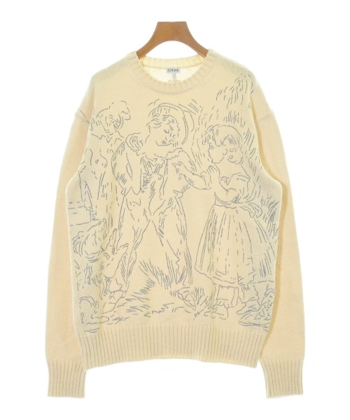 LOEWE(ロエベ)ニット・セーター 白 サイズ:M/2200638269161