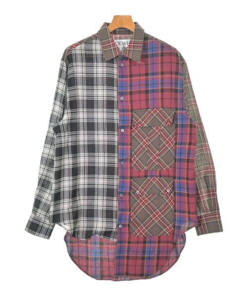 LOEWE(ロエベ)カジュアルシャツ 赤 サイズ:48(L位)/2200662985044