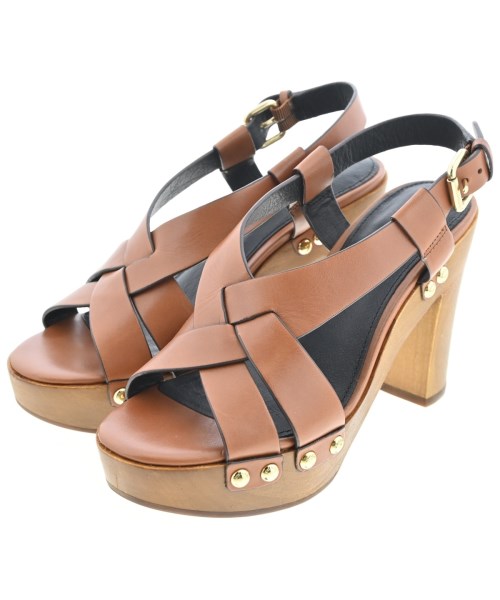 COACH(コーチ)サンダル 茶 サイズ:US7 1/2(24.5cm位)/2200685016091