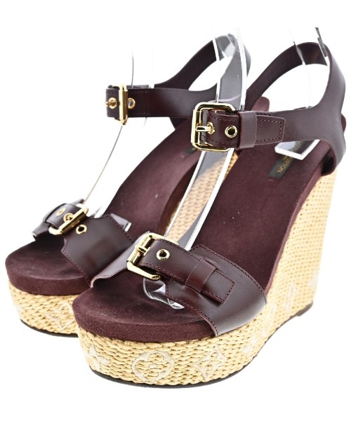 LOUIS VUITTON(ルイヴィトン)サンダル 茶 サイズ:EU39(25.5cm位)/2200448986029