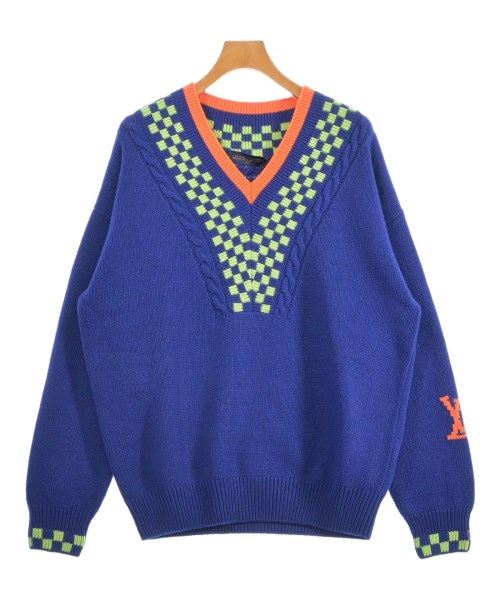 LOUIS VUITTON(ルイヴィトン)ニット・セーター 青 サイズ:L/2200595574018