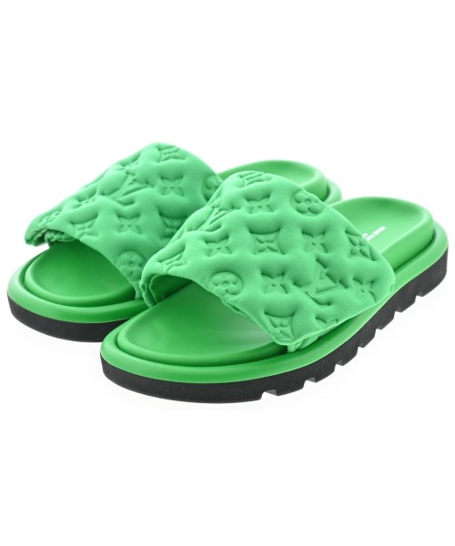 LOUIS VUITTON(ルイヴィトン)サンダル 緑 サイズ:EU37(23.5cm位)/2200623176016