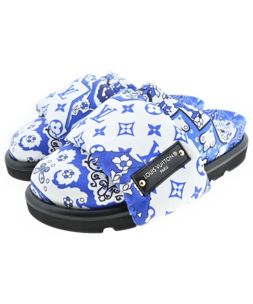 LOUIS VUITTON(ルイヴィトン)サンダル 青 サイズ:EU38(24.5cm位)/2200623321270