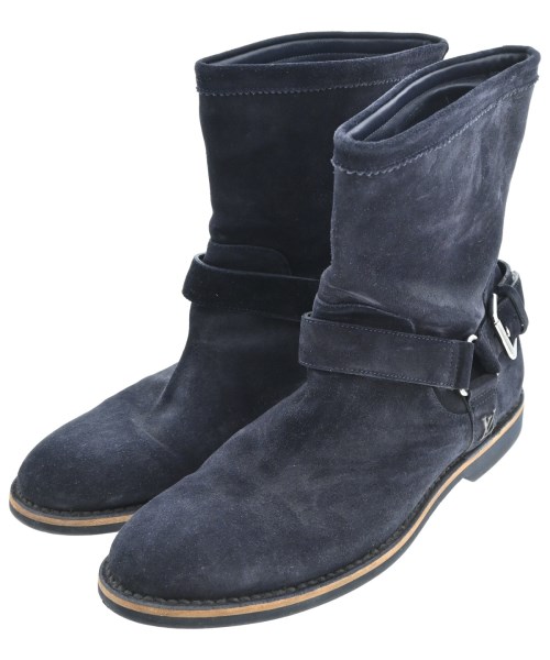 LOUIS VUITTON(ルイヴィトン)ブーツ 紺 サイズ:UK7(25.5cm位)/2200601696031