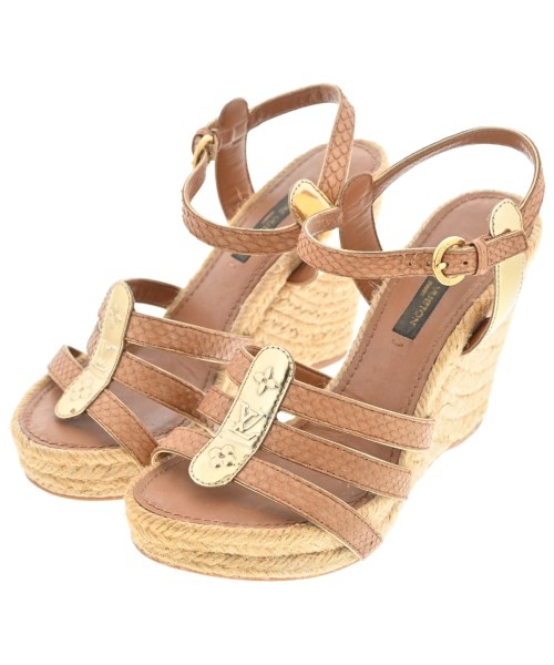 LOUIS VUITTON(ルイヴィトン)サンダル 茶 サイズ:EU34(20.5cm位)/2200603207044