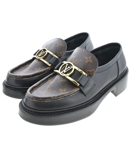 LOUIS VUITTON(ルイヴィトン)ドレスシューズ/ローファー 黒 サイズ:EU39(25.5cm位)/2200694844180