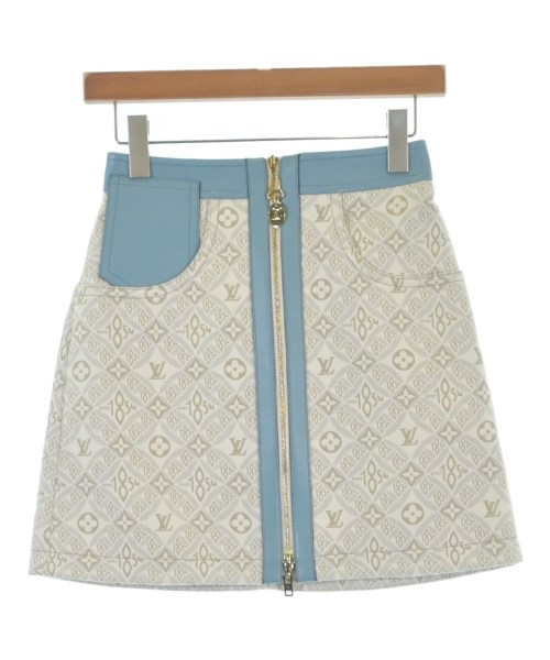 LOUIS VUITTON(ルイヴィトン)ミニスカート 白 サイズ:34(XXS位)/2200691298016