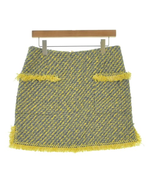 LOUIS VUITTON(ルイヴィトン)ミニスカート 黄 サイズ:40(M位)/2200655075073