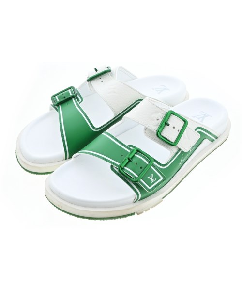 LOUIS VUITTON(ルイヴィトン)サンダル 緑 サイズ:UK8(26.5cm位)/2200686531166