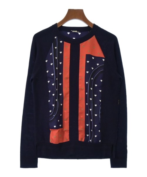 HERMES(エルメス)ニット・セーター 紺 サイズ:34(XXS位)/2200383869036