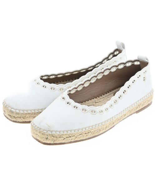 HERMES(エルメス)エスパドリーユ 白 サイズ:37(23.5cm位)/2200640684624