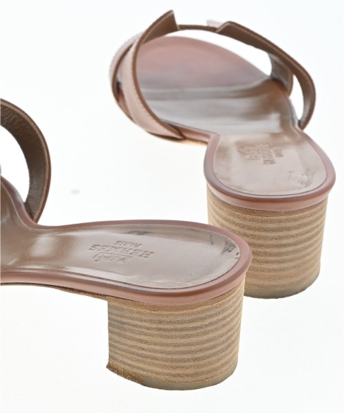 HERMES（エルメス）サンダル 茶 サイズ:EU38 1/2(25cm位) レディース/2200610439179
