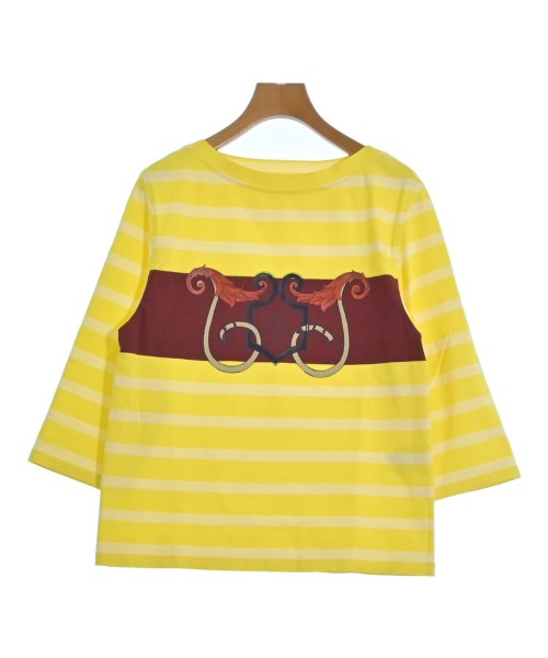 HERMES(エルメス)Tシャツ・カットソー 黄 サイズ:36(XS位)/2200609048016