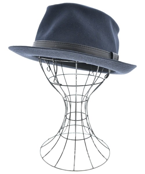 HERMES(エルメス)ハット 紺 サイズ:58cm/2200681391055