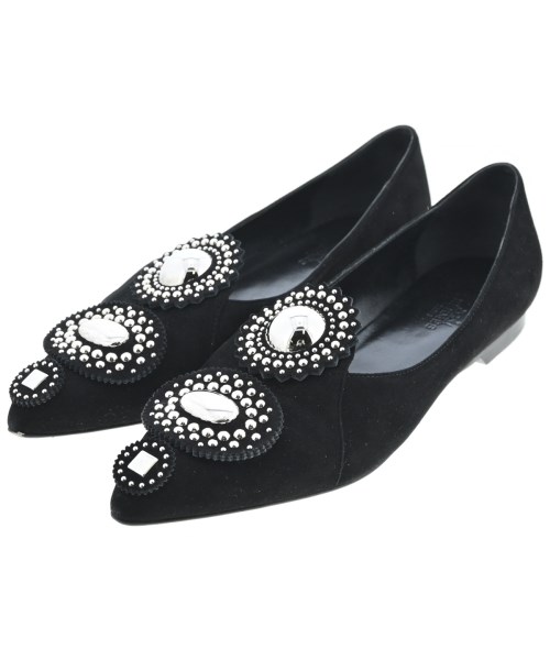 HERMES(エルメス)パンプス 黒 サイズ:36 1/2(23cm位)/2200649238071