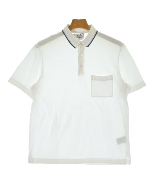 HERMES(エルメス)ポロシャツ 白 サイズ:S/2200700368037