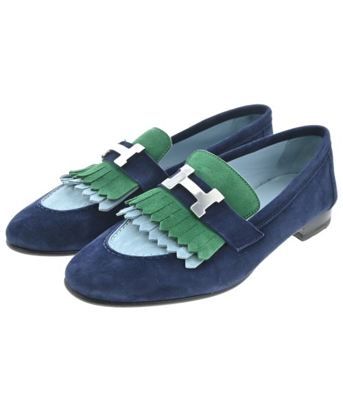 HERMES(エルメス)ビジネス・ドレスシューズ 紺 サイズ:EU36(22.5cm位)/2200652626100