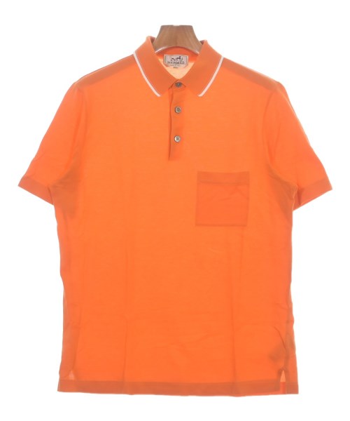 HERMES(エルメス)ポロシャツ オレンジ サイズ:M/2200669933086