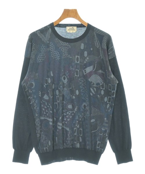 HERMES(エルメス)ニット・セーター 紺 サイズ:L/2200670590094