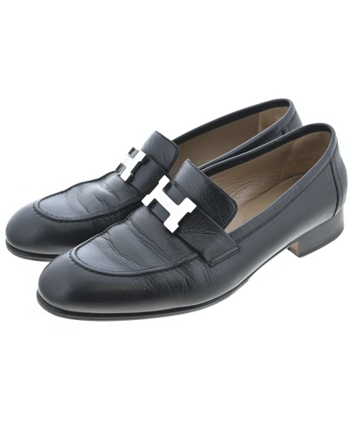 HERMES(エルメス)ビジネス・ドレスシューズ 黒 サイズ:EU39 1/2(24.5cm位)/2200685494028