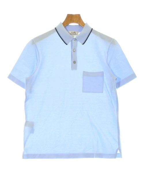 HERMES(エルメス)ポロシャツ 青 サイズ:S/2200685572047