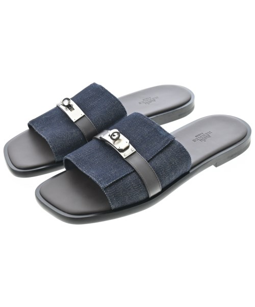 HERMES(エルメス)サンダル 紺 サイズ:EU41(26cm位)/2200686110064